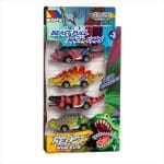 MOLTO PULL BACK DINOSAUR 4 CARS 24815