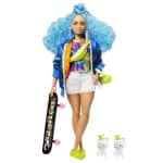 BARBIE EXTRA BLUE CURLY HAIR GRN30 - Image 2
