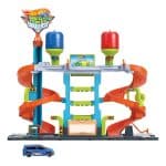 HOT WHEELS CITY MEGA CAR WASH WITH 1 COLOR SHIFTERS CAR HDP05 - Image 2