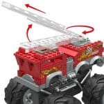 MEGA BLOKS HOT WHEELS TRUCKS FIRE VEHICLE 2IN1 HHD19 - Image 4