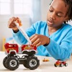 MEGA BLOKS HOT WHEELS TRUCKS FIRE VEHICLE 2IN1 HHD19 - Image 5
