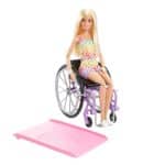 BARBIE FASHIONISTAS DOLL WITH WHEELCHAIR AND RAMP HJT13 - Image 2