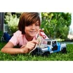 JURASSIC WORLD SEARCH  SMASH TRUCK SET WITH ATROCIRAPTOR DINOSAUR AND HUMAN ACT - Image 4