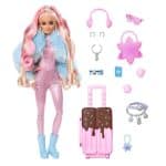 BARBIE EXTRA FLY TRAVEL SNOW FASHION HPB16 - Image 2