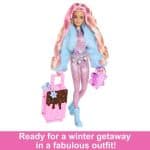 BARBIE EXTRA FLY TRAVEL SNOW FASHION HPB16 - Image 3