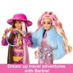 BARBIE EXTRA FLY TRAVEL SNOW FASHION HPB16 - Image 4