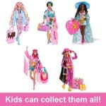 BARBIE EXTRA FLY TRAVEL SNOW FASHION HPB16 - Image 5