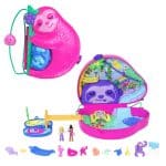 POLLY POCKET SLOTH FAMILY 2-IN-1 PURSE COMPACT HRD40 - Image 2