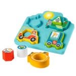 FISHER-PRICE SHAPES  SOUNDS VEHICLE PUZZLE HRP31 - Image 2