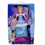 DISNEY PRINCESS - CINDERELLA DOLL WITH MAGIC WAND JBF94