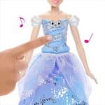DISNEY PRINCESS - CINDERELLA DOLL WITH MAGIC WAND JBF94 - Image 3