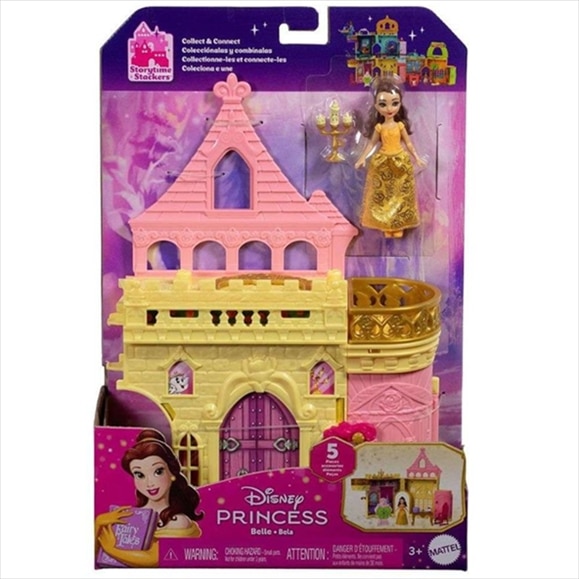 DISNEY PRINCESS MINI DOLLS BELLES PALACE PLAYSET  JDP54