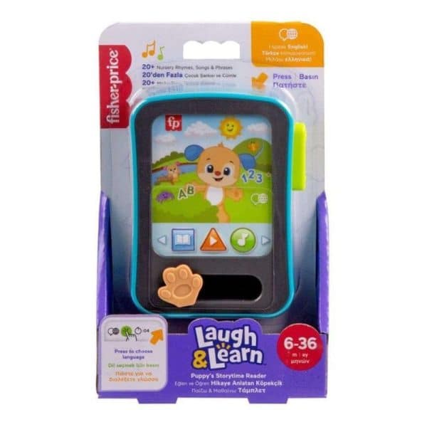 FISHER PRICE LAUGH  LEARN EDUCATIONAL PHONE WITH STORIES JGX02