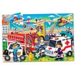 JUMBO FLOOR PUZZLE - RESCUE VEHICLES J321959 - Image 2
