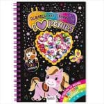 SCRATCH ART SPARKLES: PONIES SCR-11