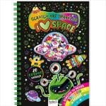 SCRATCH ART SPARKLES: SPACE SCR-12