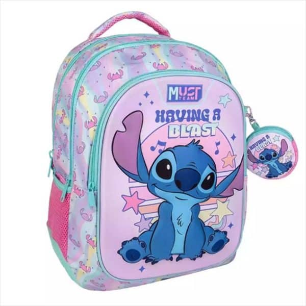 MUST BACKPACK LILO STITCH  HAVING A BLAST 32X18X43 3CASES 564812