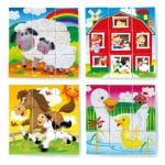 PLAYGO CUBE FARM PUZZLE 9PCS 9030-2000 - Image 2