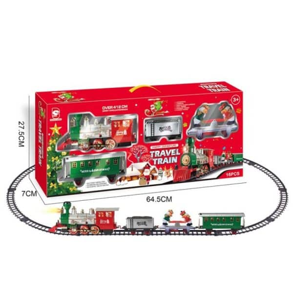 CHRISTMAS ELECTRIC TRAIN WITH LIGHT
