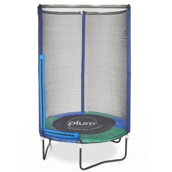 PLUM TRAMPOLINE WITH NET JUNIOR - BLUE/GREEN 106201C82