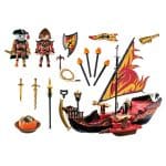 PLAYMOBIL 70641 NOVELMORE - Burnham Raiders Fire Ship - Image 2