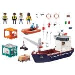 PLAYMOBIL 70769 CITY ACTION - Cargo Ship with Boat - Image 2