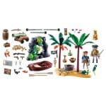 PLAYMOBIL 70962 PIRATE - Pirate Treasure Island with Rowboat - Image 2