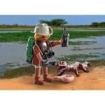 PLAYMOBIL 71168 CITY LIFE - RESEARCHER WITH YOUNG CAIMAN - Image 3