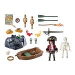 PLAYMOBIL 71254 PIRATES - Starter Pack Pirate with Rowing Boat - Image 2