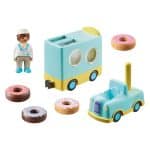 PLAYMOBIL 71325 1.2.3 - Doughnut Truck with Stacking and Sorting Feature - Image 2