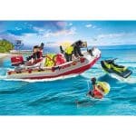 PLAYMOBIL 71464 ACTION HEROES - FIREBOAT WITH AQUA SCOOTER - Image 3