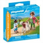 PLAYMOBIL 71803 DUOPACK- FARMER WITH CALF