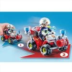 PLAYMOBIL 71825 ACTION HEROES - FIREFIGHTING QUAD - Image 4
