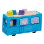PEPPA PIG WOODEN PLAYSCHOOL BUS SHAPE SORTER PPC74000 - Image 3