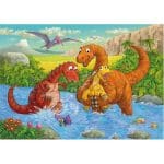 RAVENSBURGER PUZZLE 2X24 PCS LITTLE DINOSAURS 05030 - Image 2