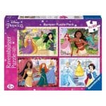 RAVENSBURGER PUZZLE 4X100PCS - PRINCESS 05229