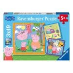 RAVENSBURGER 3X49 PIECES PUZZLE PEPPA PIG 05579