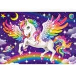 RAVENSBURGER 2X24 PIECES PUZZLE UNICORN 05677 - Image 2