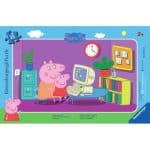 RAVENSBURGER FRAME PUZZLE 15 PCS PEPPA PIG 06123