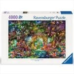 RAVENBURGER PUZZLE 4000 PCS - HIDDEN WORD OF FAIRIES 12000810
