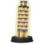 RAVENSBURGER 3D PUZZLE NIGHT EDITION 216 PCS TOWER OF PISA 12515 - Image 2