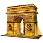 RAVENSBURGER 3D PUZZLE NIGHT EDITION 216 PCS ARCH OF TRIUMPH 12522 - Image 2