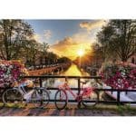 RAVENSBURGER PUZZLE 1000 PCS BICYCLES IN AMSTERDAM - Image 2