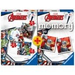 RAVENSBURGER MEMORY® + 3 PUZZLES AVENGERS 20674