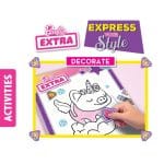 REAL FUN LISCIANI BARBIE SKETCH BOOK EXPRESS YOUR STYLE 12679 - Image 6