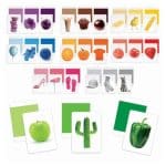 REAL FUN MONTESSORI EDUCATIONAL CARDS COLOURS 55737 - Image 2