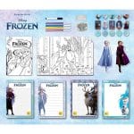 REAL FUN FROZEN BACKPACK COLORING AND DRAWING SCHOOL 92925 - Image 2