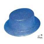 TOP HAT - BLUE GLITTER 63554