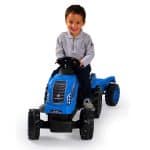 SMOBY FARMER XL BLUE TRACTOR+TRAILER 710129 - Image 2