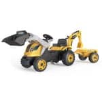 SMOBY BUILDER MAX TRACTOR+TRAILER 710304